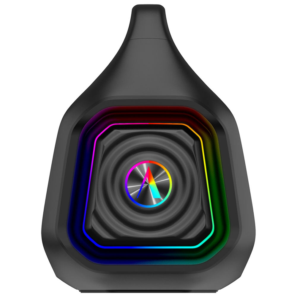 Arcsound STEAM tehokas kannettava juhlakaiutin Bluetoothilla, musta