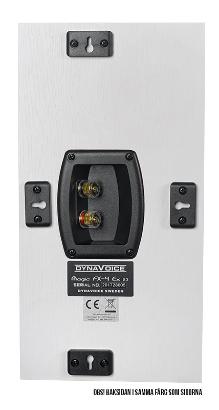 Dynavoice Magic FX-4 EX v3 Vägghögtalare Svart ask, par