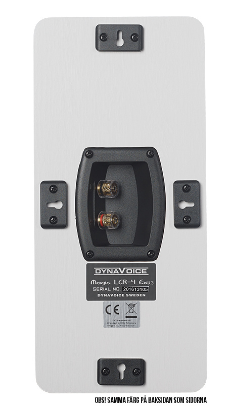 Dynavoice Magic LCR-4 EX v3 Vägghögtalare Svart ask, par