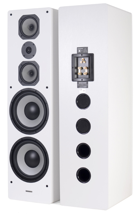 Dynavoice Challenger M-105 EX v4 golvhögtalare, Vit