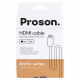 Proson Arctic HDMI-kaapeli 8K / 4K, 1 metri Proson Arctic HDMI-kaapeli 8K / 4K, 1 metri