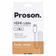 Proson Arctic HDMI-kaapeli 8K / 4K, 2 metriä Proson Arctic HDMI-kaapeli 8K / 4K, 2 metriä