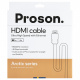 Proson Arctic HDMI-kaapeli 8K / 4K, 3 metriä Proson Arctic HDMI-kaapeli 8K / 4K, 3 metriä