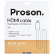 Proson Arctic HDMI-kaapeli 4K, 5 metri Proson Arctic HDMI-kaapeli 4K, 5 metri