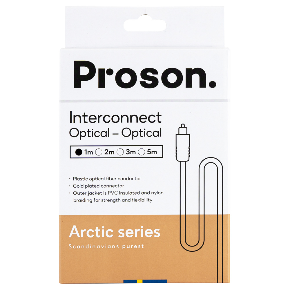 Proson Arctic optinen kaapeli, 1 metri