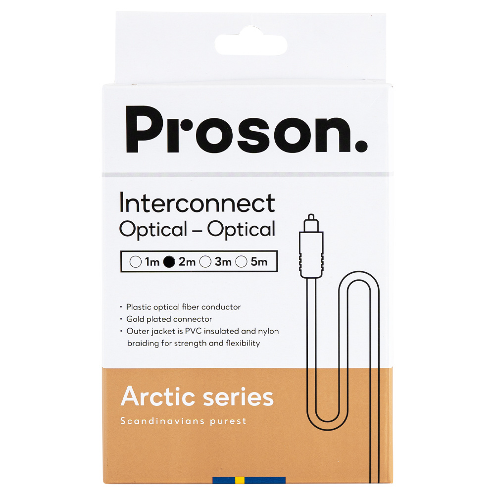 Proson Arctic optinen kaapeli, 2 metri