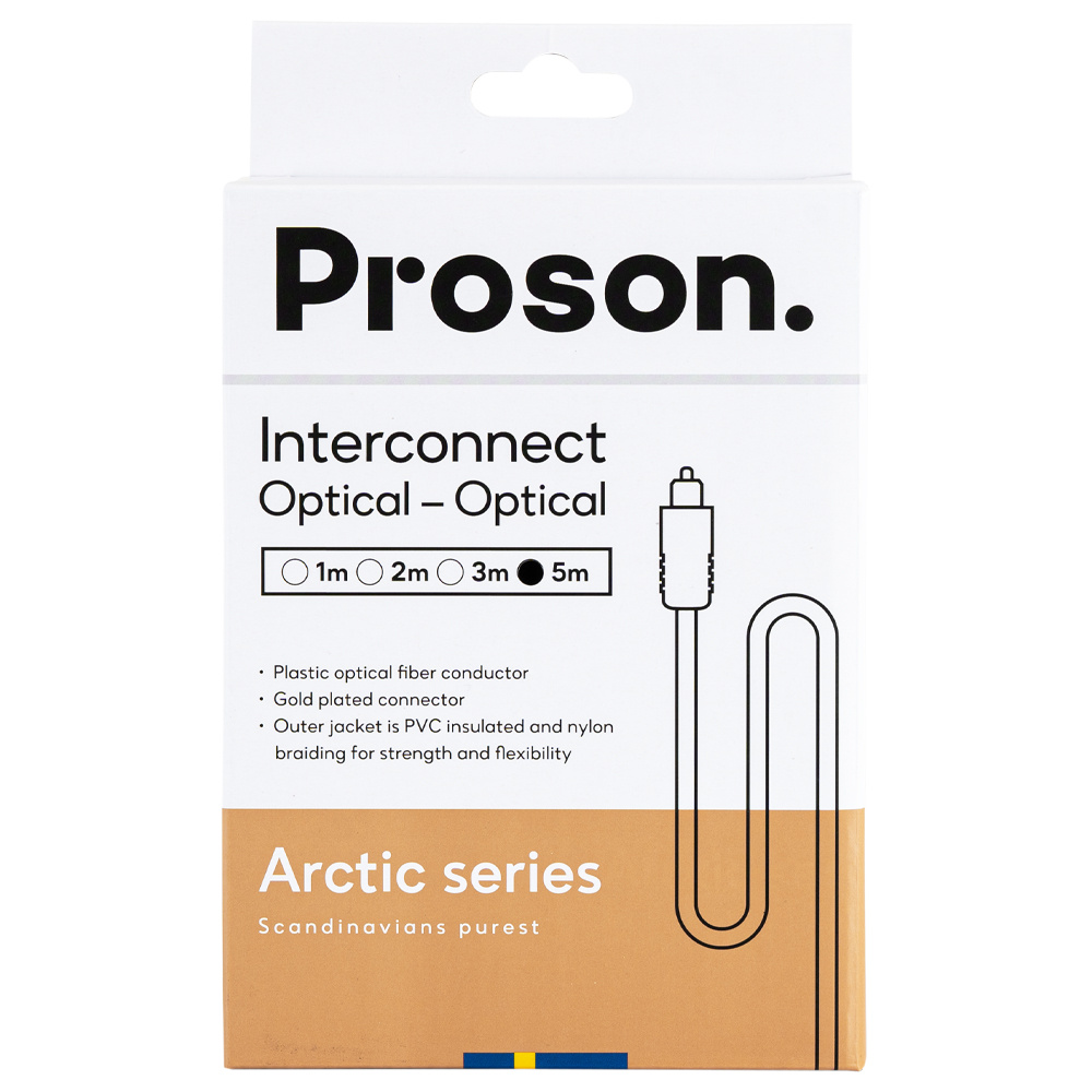 Proson Arctic optinen kaapeli, 5 metri