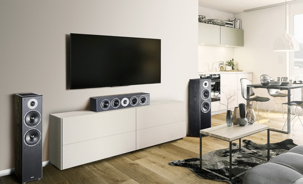 Magnat Monitor S80 ATM golvhögtalare med Dolby Atmos, svart par