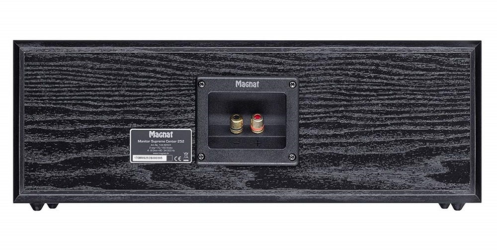 Magnat Monitor Supreme 252 centerhögtalare, svart