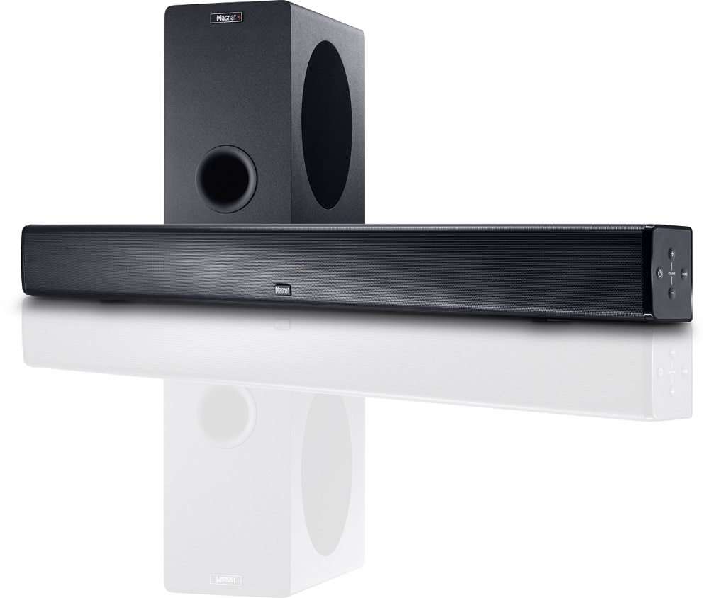 Magnat SBW250 soundbar med trådlös subwoofer, svart