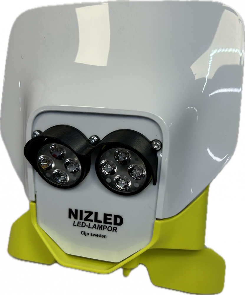 Lampkåpa med 1-3 E405k/E406k-värsting lamporna, Husqvarna 2017-2020-2024-