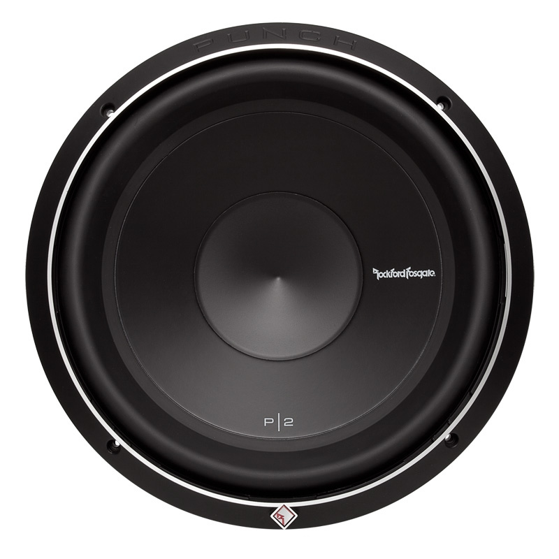 2-pakkaus Rockford Fosgate Punch P2D412 & GAS MAX A2-1500.1DL, bassopaketti