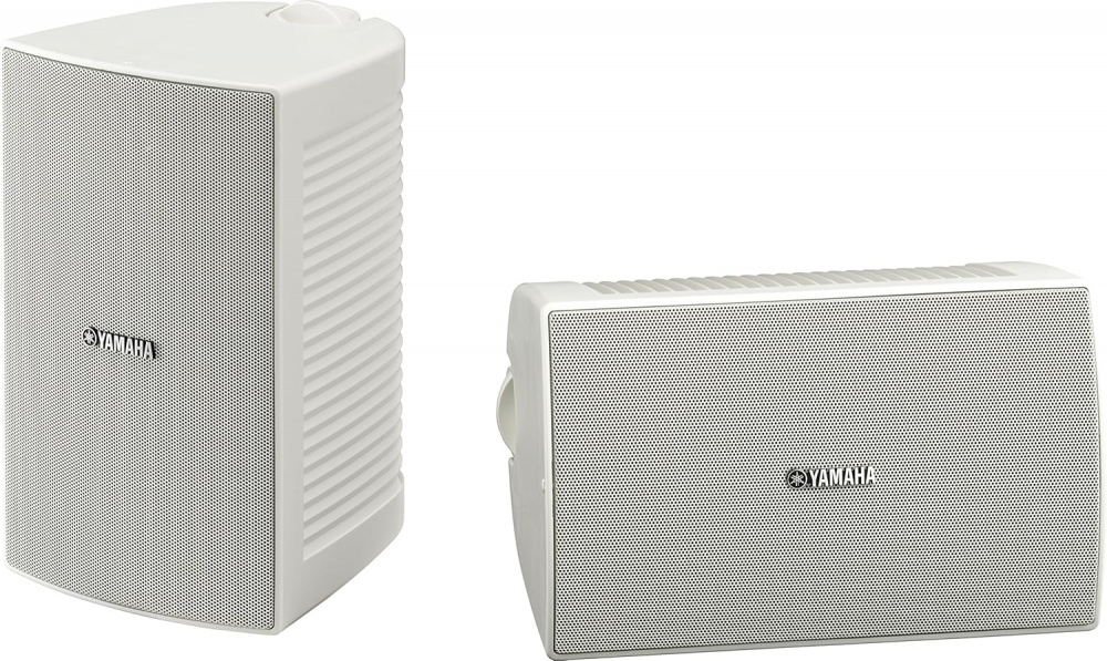 Yamaha NS-AW294 valkoisena Tangent Ampster BT III:n kanssa, ulkopaketti
