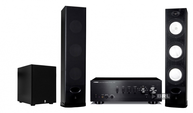 Yamaha förstärkare + System One H388B + System One W-12