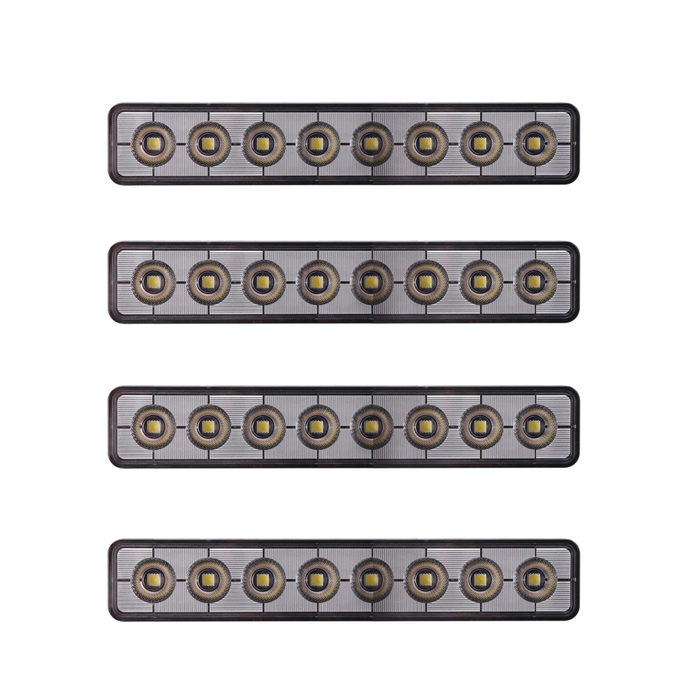 4-pakkaus NIZLED B48RF, kulmikas 24,2 cm taka-/työvalot, 48W, työvalopaketti