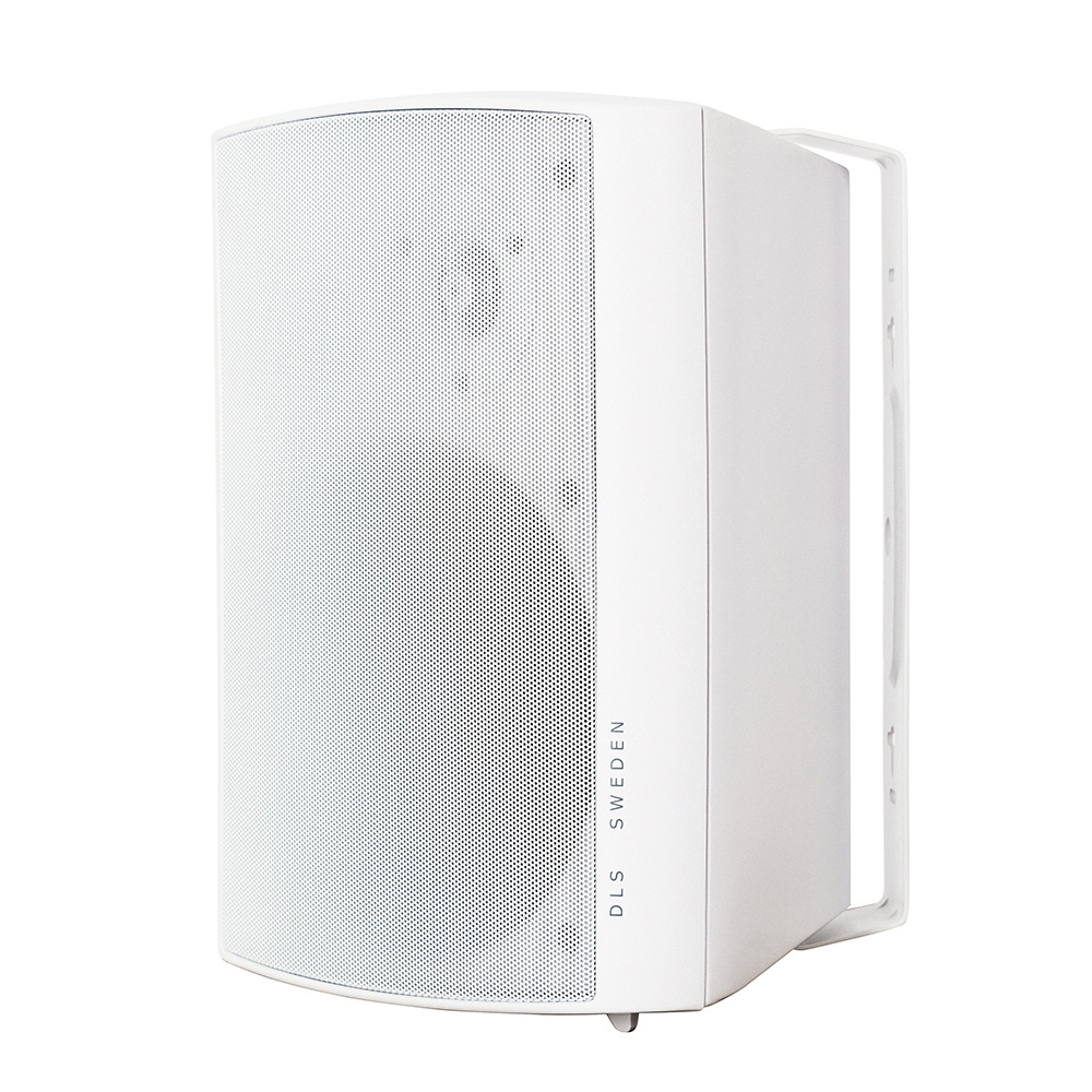 2 paria DLS MB6i valkoisina Fosi Audio BT20 Maxin kanssa, monihuonepaketti