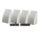 4-pack Yamaha NS-AW592 valkoisena Dynavoice CA802BT:n ja SC4B:n kanssa, ulkopaketti 4-pack Yamaha NS-AW592 valkoisena Dynavoice CA802BT:n ja SC4B:n kanssa, ulkopaketti