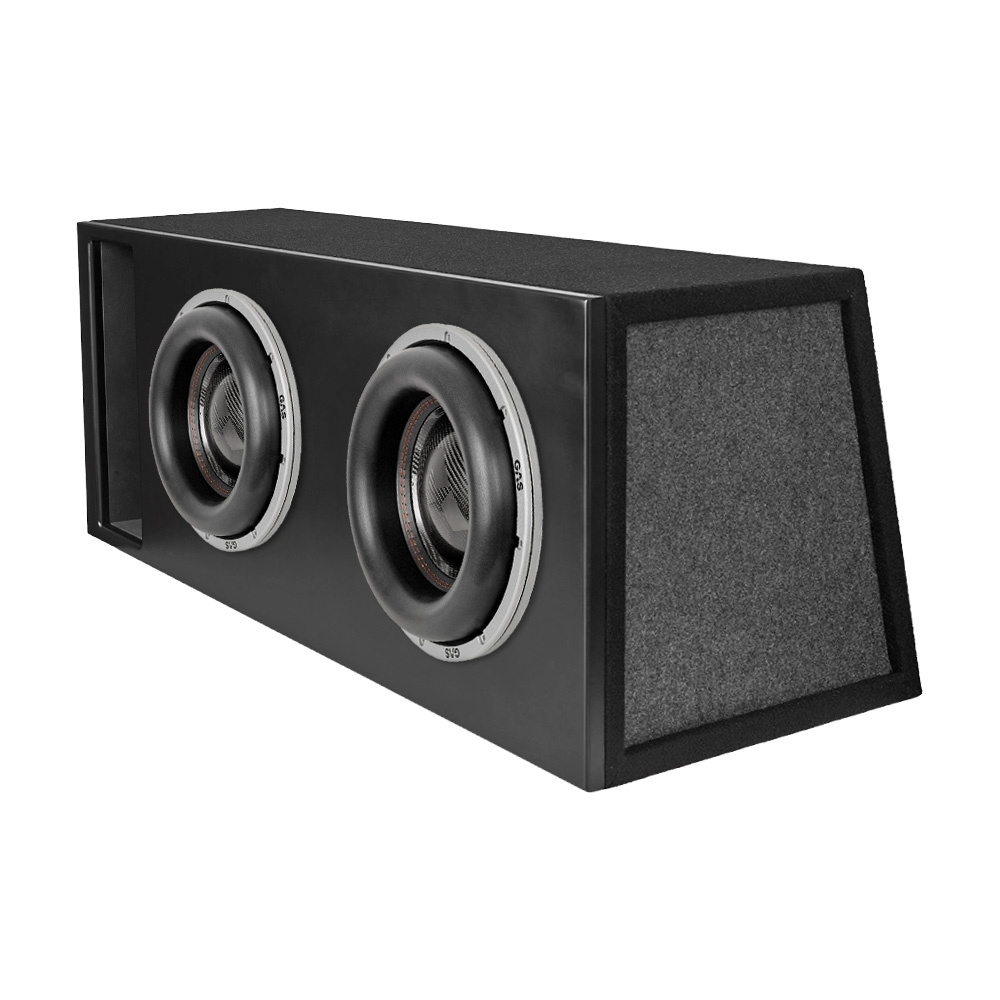 Portattu 2x12 tuuman Comp-kaiutinboksi, jossa 2 kpl GAS CMP S3-12D.5