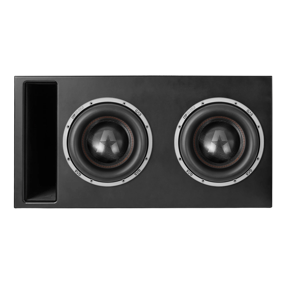 Portattu 2x12 tuuman Comp-kaiutinboksi, jossa 2 kpl GAS CMP S3-12D.5