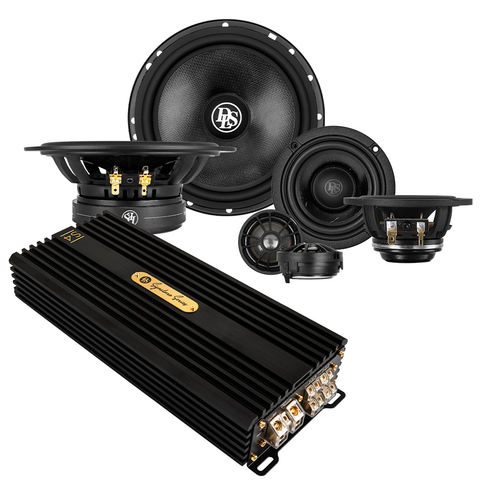 DLS Cruise, Reference & Signature, hyvin soiva 6.5 tuuman etujärjestelmä päätevahvistimella