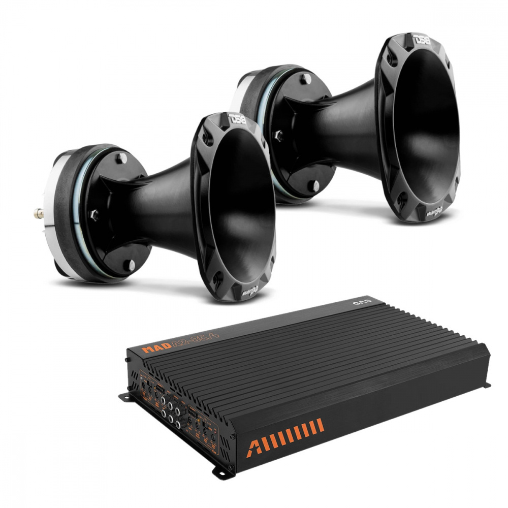 2-pack DS18 PRO-DKH1F, SPL-paketti vahvistimella