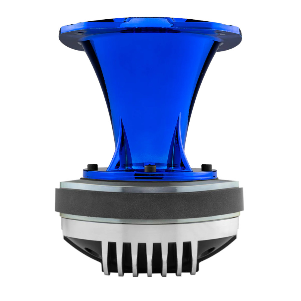 DS18 PRO-DKH2C, hullun 2 tuuman kuljettaja punaisella/sinisellä sarvella