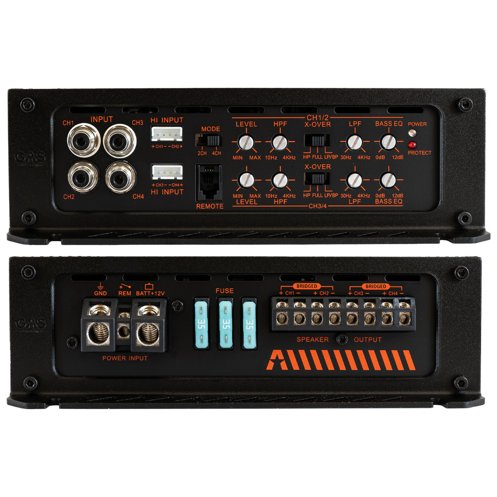 4-pack DS18 PRO-DKH2F & GAS PT2-384, SPL-paketti vaiheilla, X-Suuri