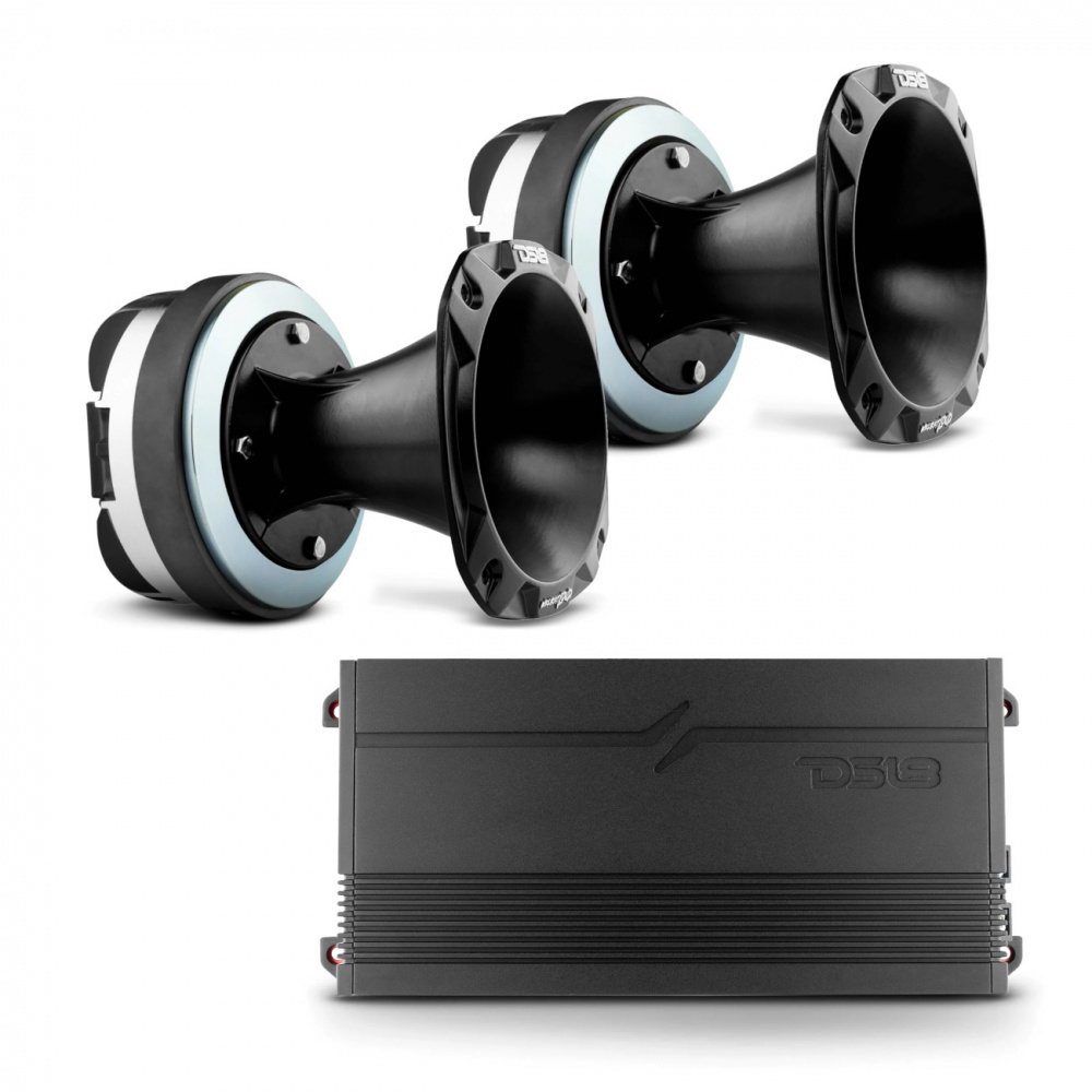 2-pack DS18 PRO-DKH2, SPL-paketti vahvistimella, suuri