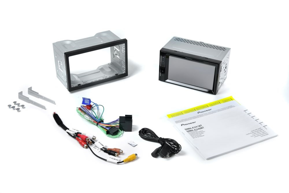 Pioneer DMH-A240BT & Bass Habit PLAY-högtalare