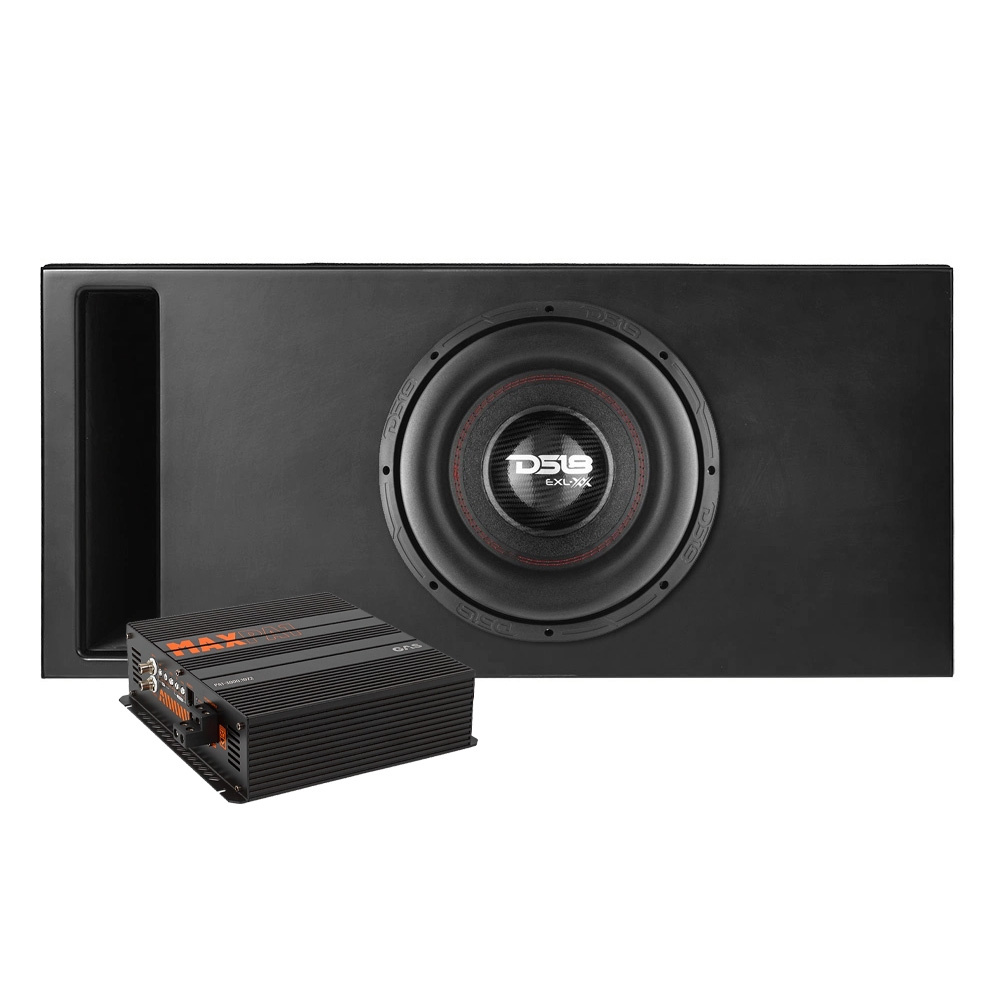 DS18 EXL-XX12.4DHE portatussa Comp-kotelossa vahvistimella, 1x12 bassopaketti