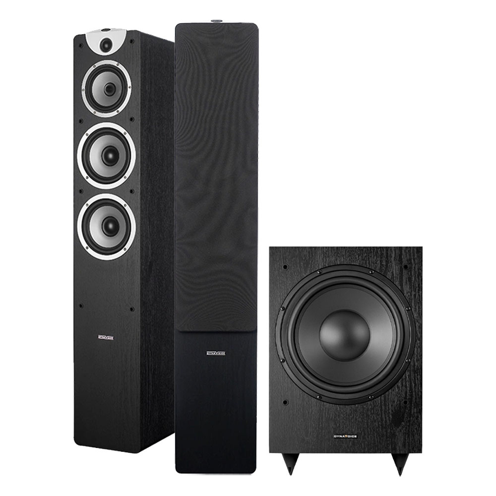 Dynavoice Magic F-7 & MW10 2.1 kaiutinpaketti, musta