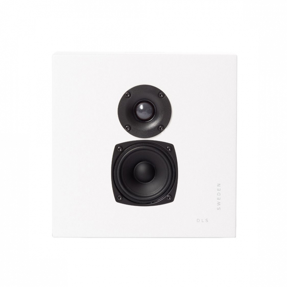 Yamaha RX-V4A & DLS Flatbox Mini On-Wall 5.0 hemmabiopaket, vit