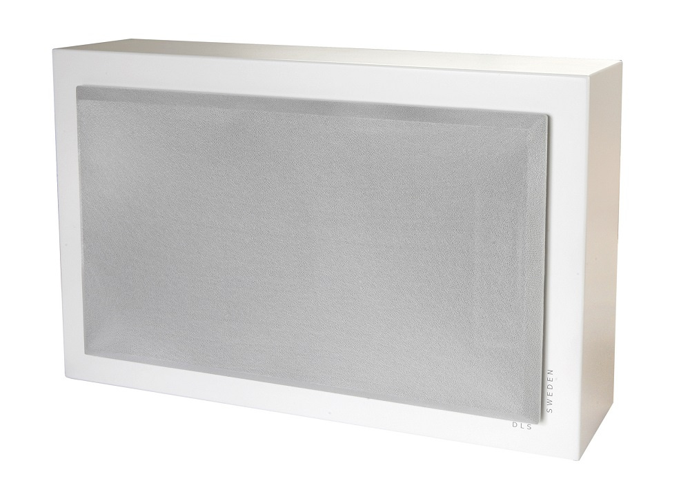 2-pakkaus DLS Flatbox XXL & Flatsub 8.2 2.1 kaiutinpaketti, valkoinen