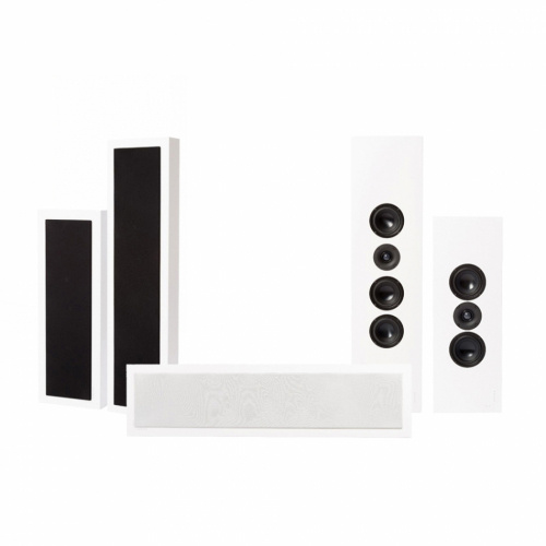 DLS Flatbox XXL v2 On-Wall 5.0 kaiutinpaketti, valkoinen