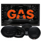GAS GMV651BT & Rockford Fosgate Prime-kaiuttimet GAS GMV651BT & Rockford Fosgate Prime-kaiuttimet