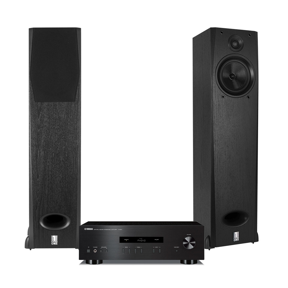 Yamaha A-S201 MK II System One H16B:n kanssa, 2.0 stereopaketti