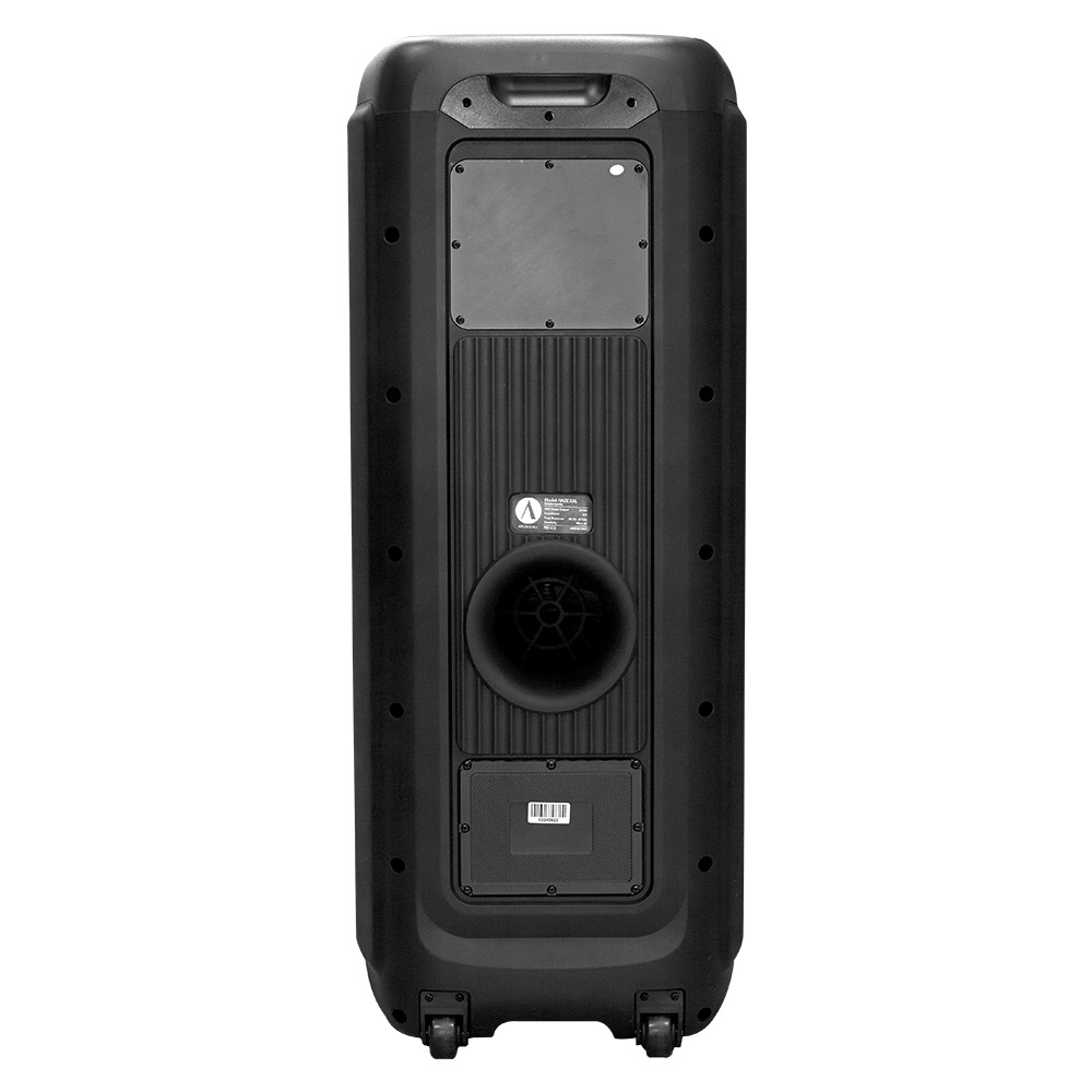 2-pakkaus Arcsound HAZE XXL, raskas juhlakaiutin langattomalla mikrofonilla ja Bluetoothilla