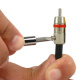 Planet Waves HD-RCA juottamattomat RCA-liittimet, punainen ja valkoinen pari Planet Waves HD-RCA juottamattomat RCA-liittimet, punainen ja valkoinen pari