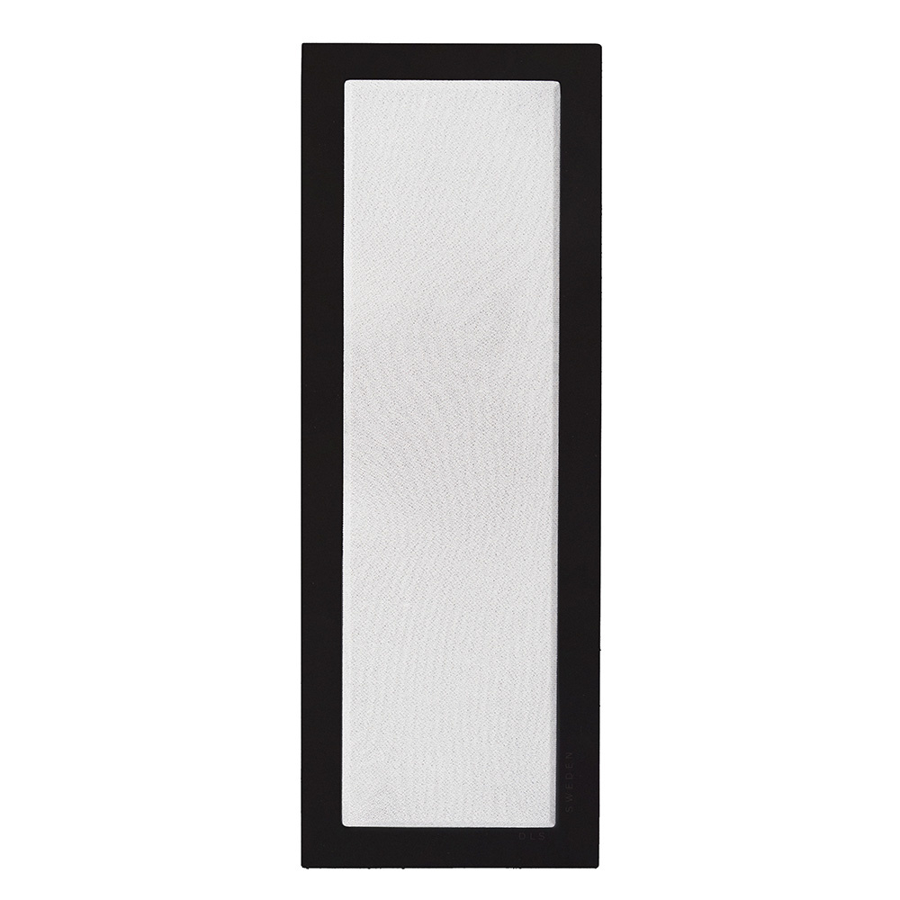 2-pakkaus DLS Flatbox Slim Large seinäkaiuttimet, mattamusta