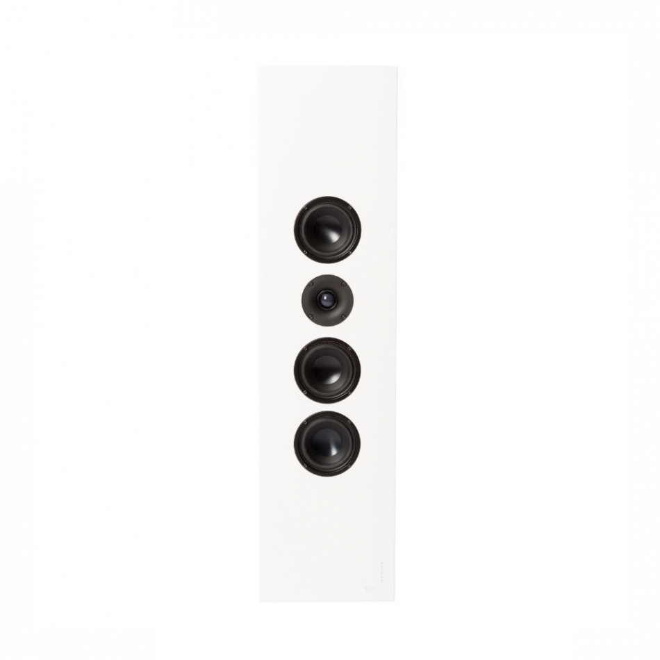 2-pakkaus DLS Flatbox XXL seinä-kaiuttimet, mattavalkoinen