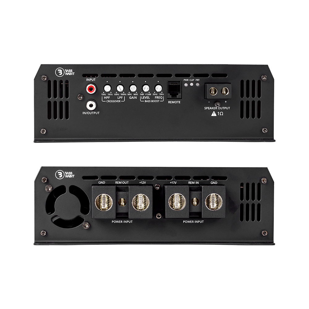 2-pack DS18 HOOLIGAN-X15.1DHE Bass Habit SE8000.1D1:llä, bassopaketti