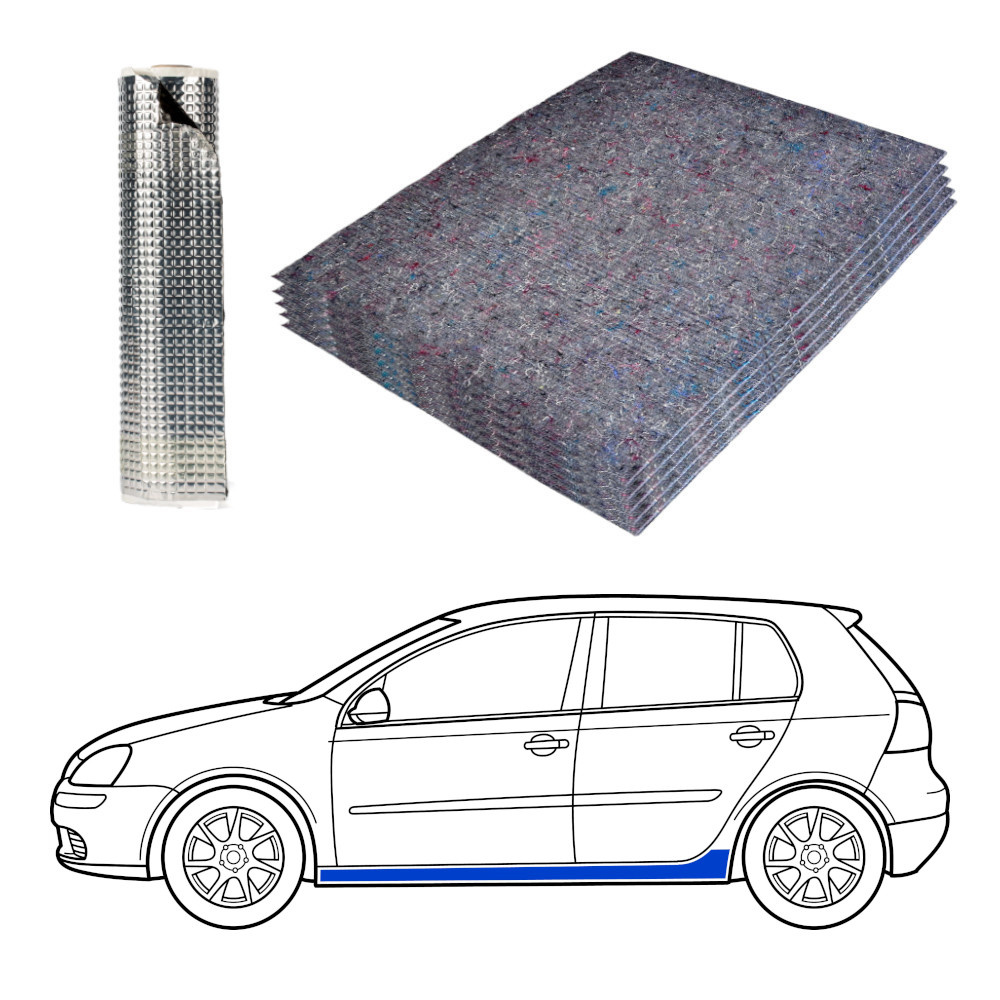 Ljudisolering till Halvkombi, golv