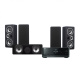 Yamaha RX-V4A  & Dynavoice Magic LCR-4 5.0 hemmabiopaket, svart Yamaha RX-V4A  & Dynavoice Magic LCR-4 5.0 hemmabiopaket, svart