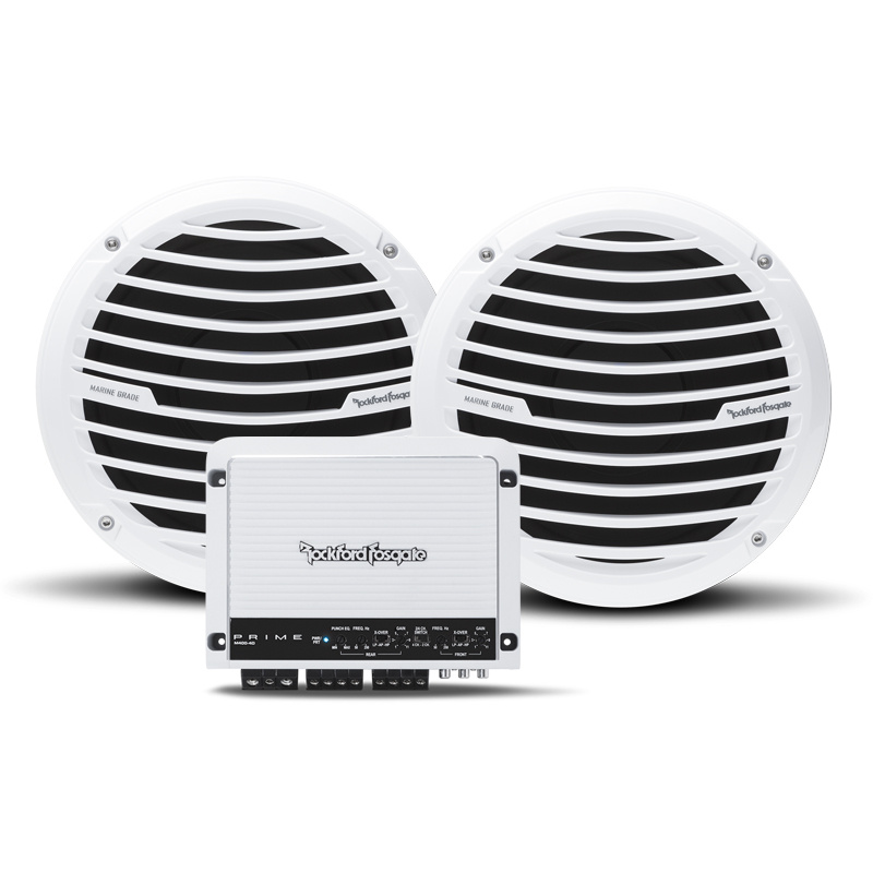 2 pakkaus Rockford Fosgate RM110D4 & M400-4D