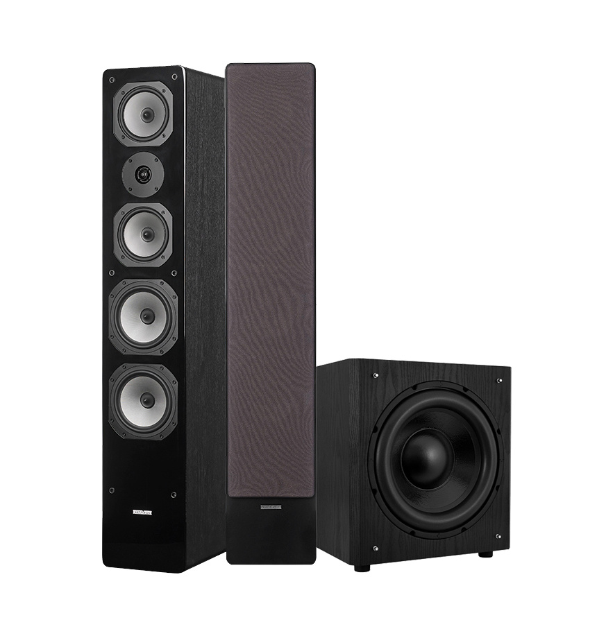 Dynavoice Challenger M-65 & W120 2.1 kaiutinpaketti, musta