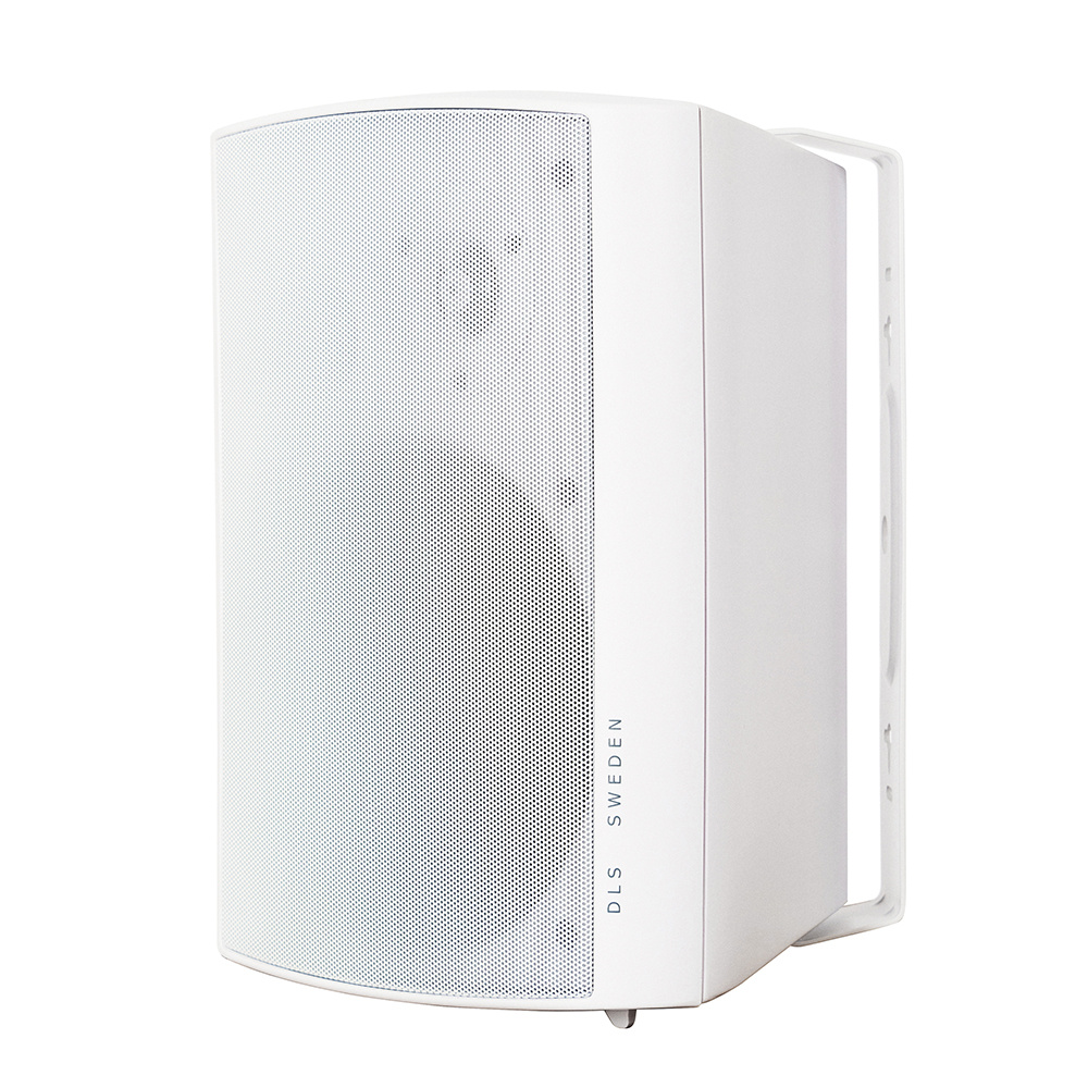 Dayton Audio MA1260 & 2 paria DLS MB6i valkoisia ulkokaiuttimia