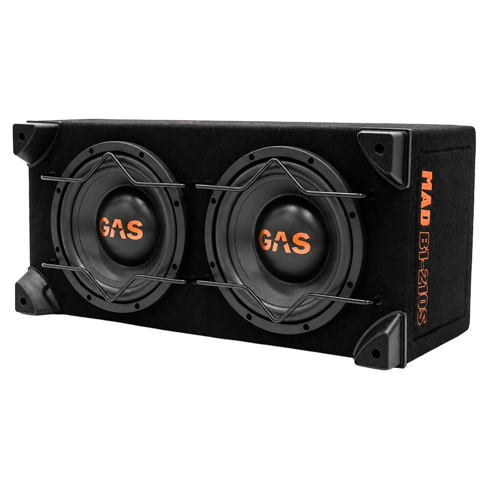 GAS MAD B1-210S MAD A1-500.1D:n kanssa, 2x10 tuuman bassopaketti