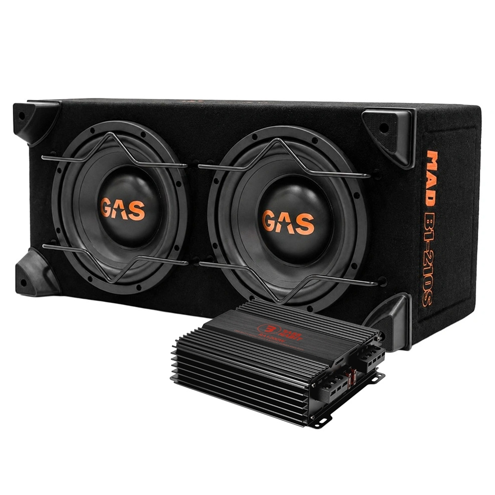 GAS MAD B1-210S RA1200W:llä, 2x10 tuuman bassopaketti