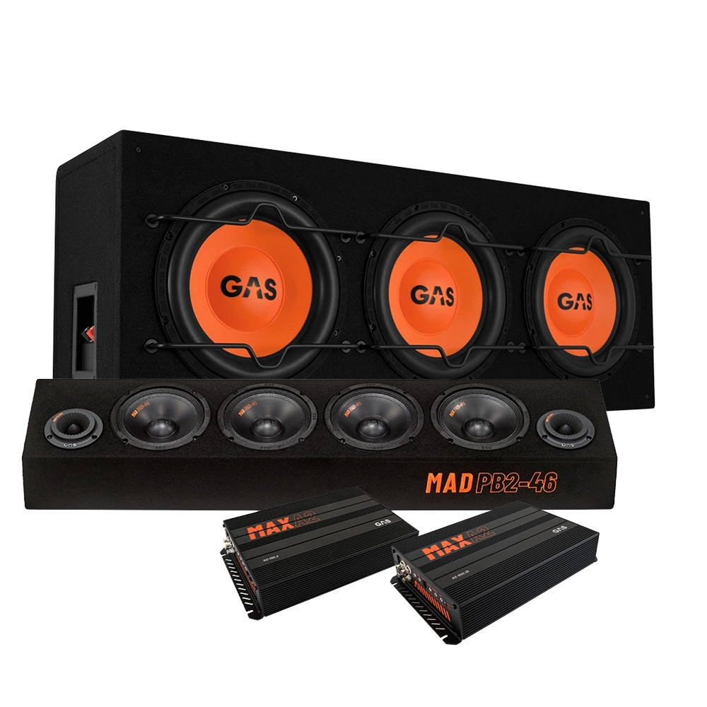 GAS MAD B1-310 raggarpaketti laudoilla ja vahvistimella