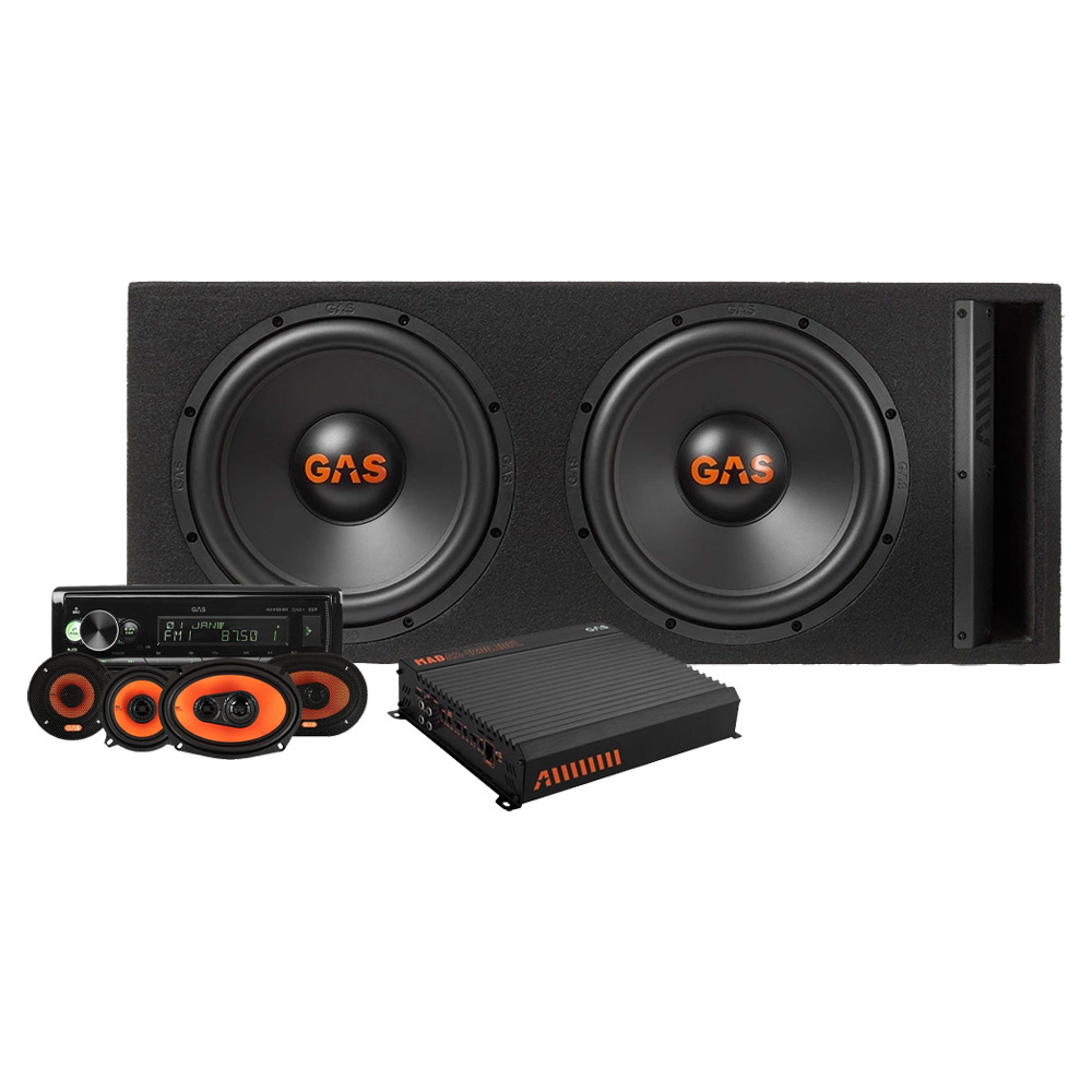 GAS MAD B2-212V M150-BDX:llä, MAD X2-kaiuttimet & vahvistin